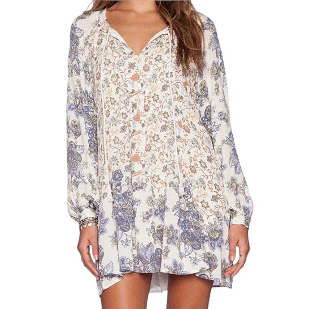 Free People Floral Tunic Dress